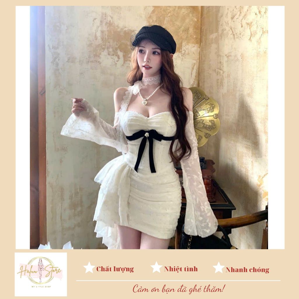Đầm Body Liền Ren Mền Dài Tay Co Dãn HaLuu Store HH94 | BigBuy360 - bigbuy360.vn