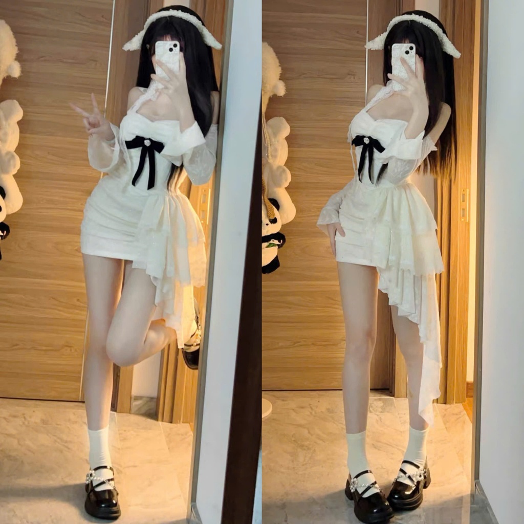 Đầm Body Liền Ren Mền Dài Tay Co Dãn HaLuu Store HH94 | BigBuy360 - bigbuy360.vn