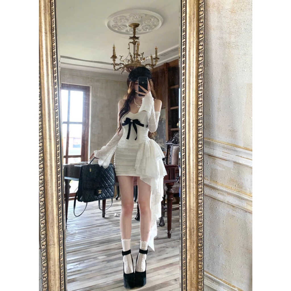 Đầm Body Liền Ren Mền Dài Tay Co Dãn HaLuu Store HH94 | BigBuy360 - bigbuy360.vn