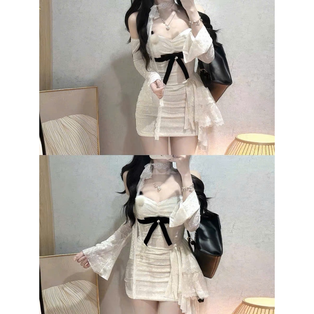 Đầm Body Liền Ren Mền Dài Tay Co Dãn HaLuu Store HH94 | BigBuy360 - bigbuy360.vn