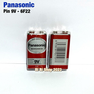 Pin 9v panasonic 6f22 high quality hàng nhập khẩu vỉ 1 viên