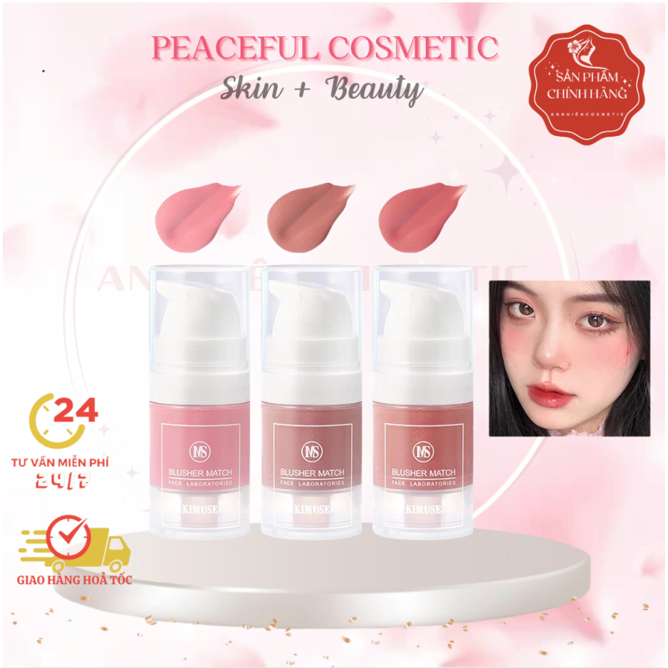 Kem Má Hồng KIMUSE Chống Thấm Nước Và Mồ Hôi 6ml