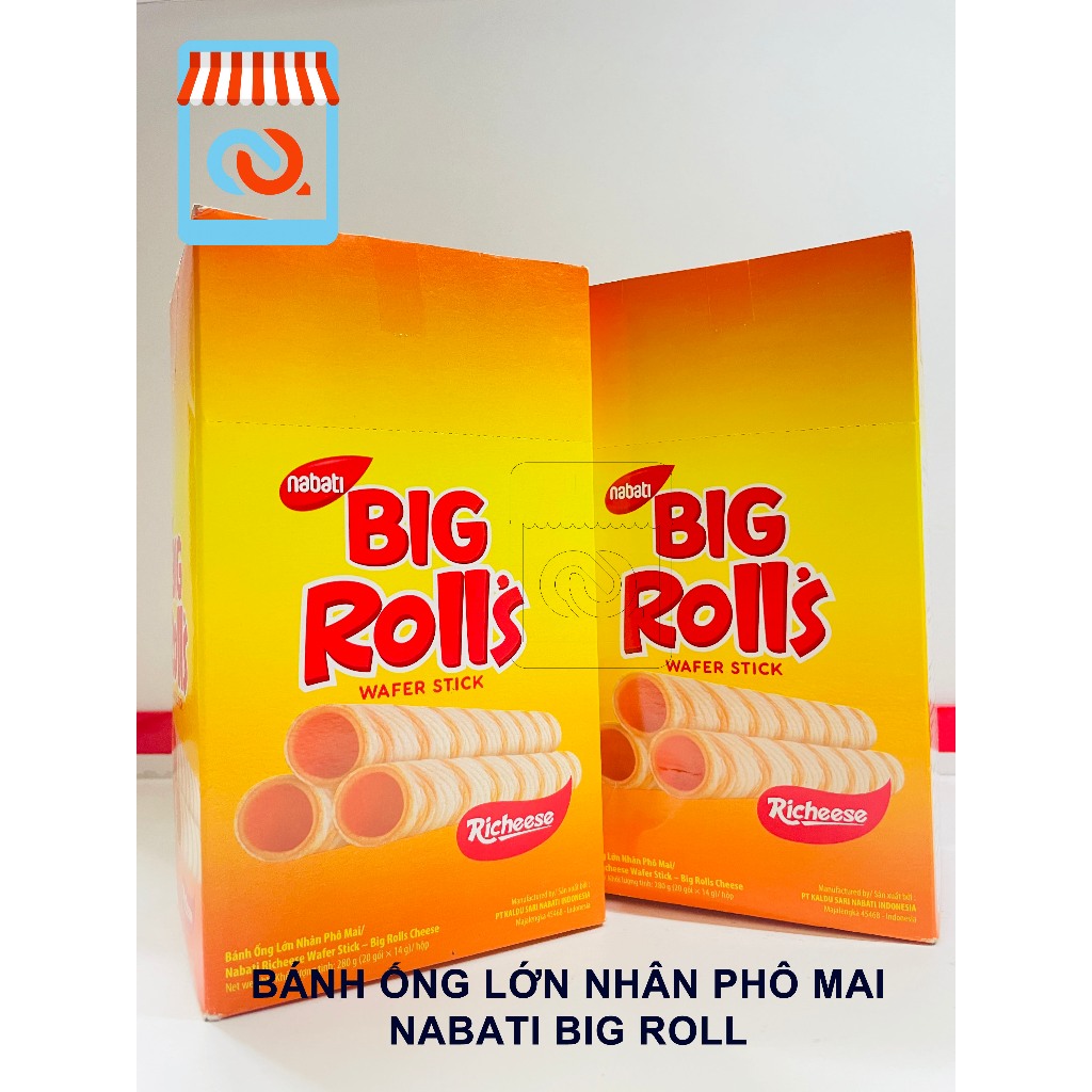 Bánh Quế Nhân Phô Mai Nabati Richeese Big Rolls 280 GR
