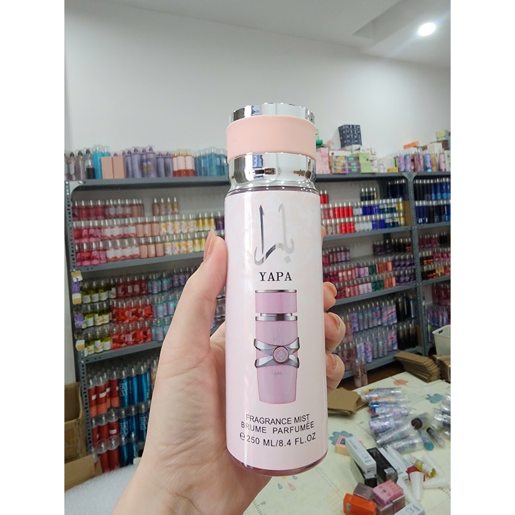 Xịt Thơm Body Dubai Yara - Hương Phấn Thơm Sang Trọng - Chai 250ml