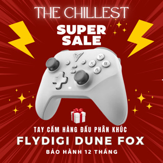Tay cầm chơi game Flydigi Dune Fox, Hall Effect Joystick, Build chắc chắn, Bảo hành 12 tháng