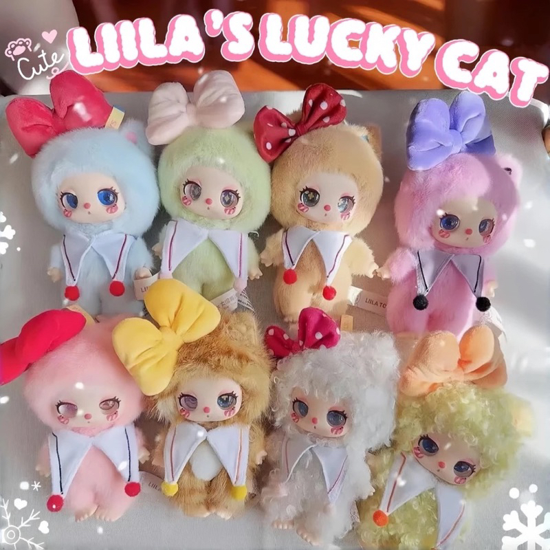 [Chính Hãng] Blindbox Liila’s Lucky Cat V3 - Hộp Mù Lila Lucky Cat Ngẫu Nhiên ( Set 8 Hộp )