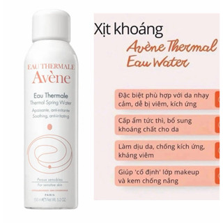 (Date 2026 /150ml ) Xịt khoáng cấp nước,  làm dịu, giảm kích ứng da Avene