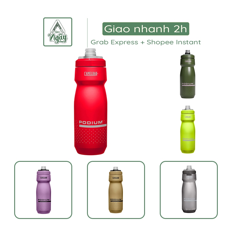 [HÀNG CHÍNH HÃNG] BÌNH NƯỚC THỂ THAO CAMELBAK PODIUM 710ML (24OZ)