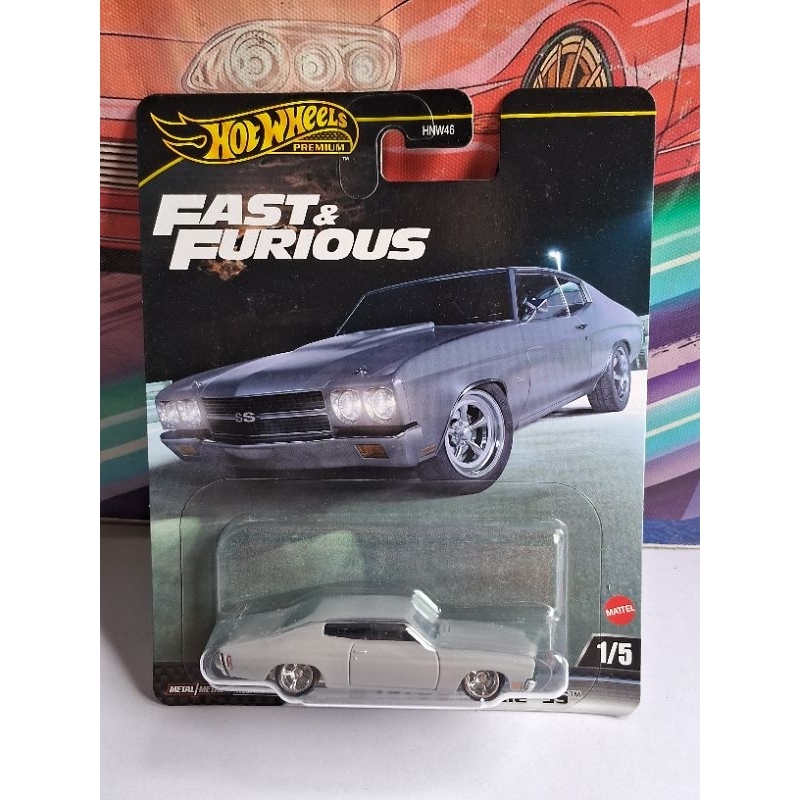 HOT WHEELS PREMIUM 1970 CHEVELLE SS FAST AND FURIOUS