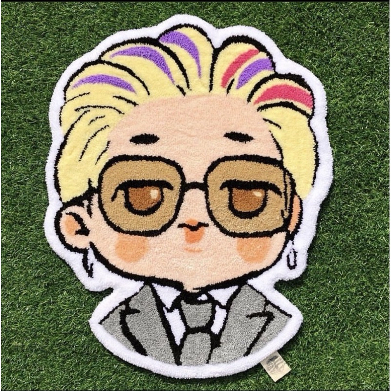 Thảm Trang Trí Jimin chibi handmade dày dặn - JIMIN HANDMADE RUG