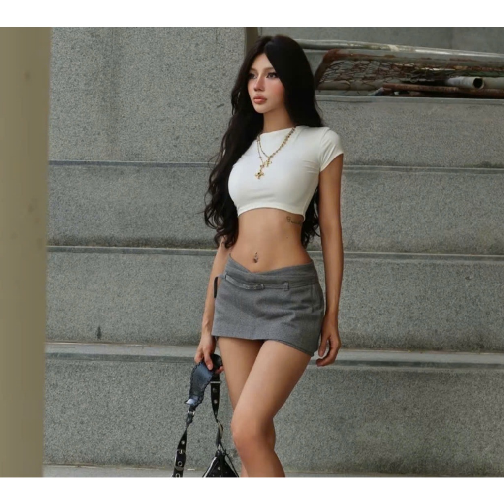 Váy Quần Cạp Trễ Có Thắt Lưng - Có sỉ ( Đi Đơn Sau 2 Ngày )