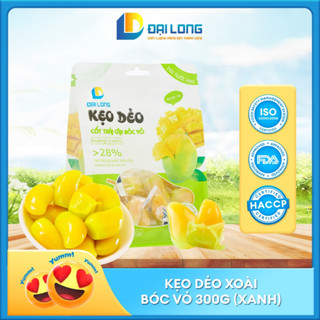 Gói 300G Kẹo xoài bóc vỏ ĐẠI LONG, hợp tiệc, liên hoan ăn vặt thơm ngon kẹo dẻo trái cây bóc vỏ ADO Shop