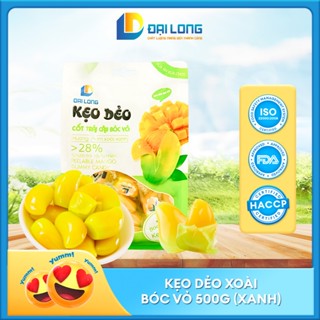Túii 300G Kẹo xoài bóc vỏ ĐẠI LONG, hợp tiệc, liên hoan ăn vặt thơm ngon kẹo dẻo trái cây bóc vỏ Iva Organic