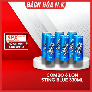 Sting xanh dương - Sting Blue - Sting Campuchia Exprez - Sting Thái Đỏ Vàng Chai 500mL - [Combo 6]