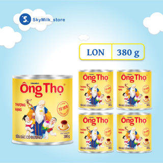 Sữa đặc có đường - Sữa Ông Thọ Nhãn vàng Lon Thiếc 380g
