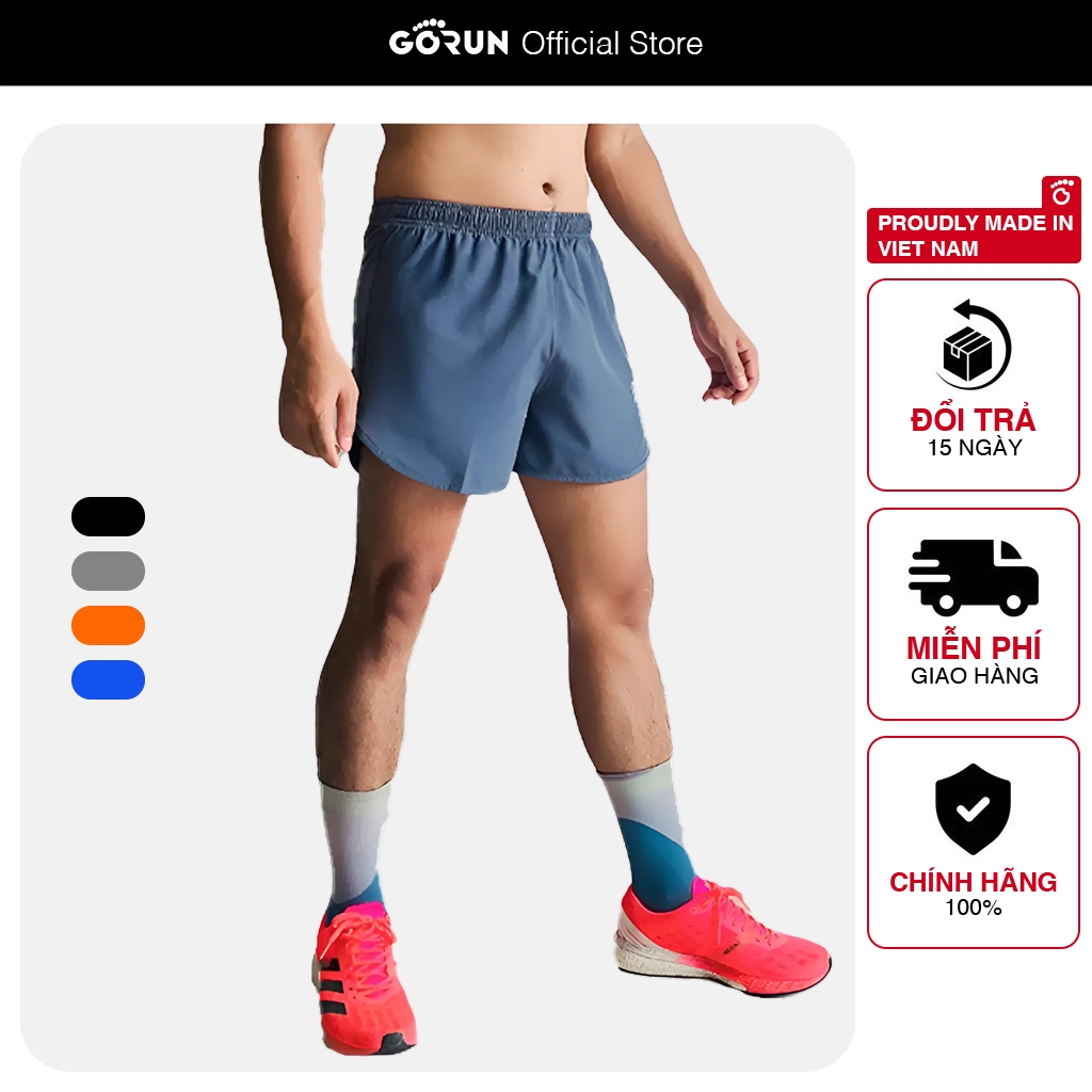 Quần thể thao nam Max Ultra Short kiểu dáng thể thao có túi khóa sau để điện thoại tiện lợi Q1