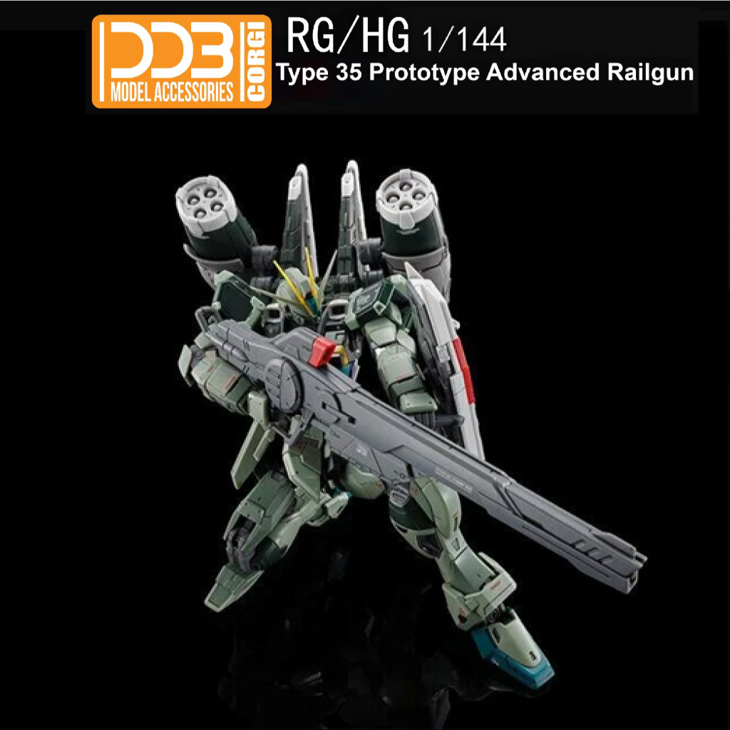 Phụ kiện mô hình HG RG 1/144 Prototype Advanced Railgun dành cho Impulse Gundam Spec II Destiny Gund