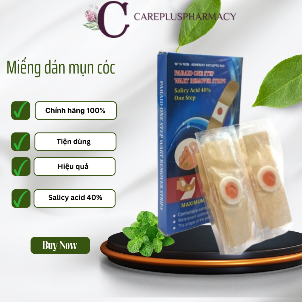 Miếng dán mụn cơm, mụn cóc, chai mắt cá chân