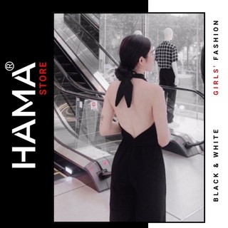 Jum dài đắp chéo hở lưng HAMA STORE H43 - Nơ nằm phía sau cổ