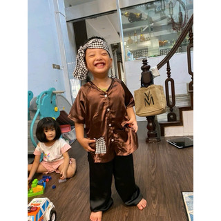 TRANG PHỤC BÁC NÔNG DÂN- bộ bà ba cho bé