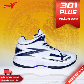 Giày bóng chuyền Sao Vàng 301 Plus chuyên cày sân bê tông cho nam và nữ KHÔNG KÈM QUÀ