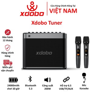    TẶNG BỘ SẠC   Loa Karaoke Bluetooth 5.3 XDOBO TUNER Công Suất 200W Hỗ Trợ Hát Karaoke Jack 6.5mm 