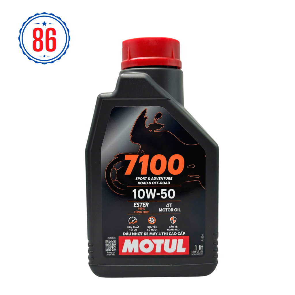 Motul 7100 10w50 nhớt tổng hợp 100% gốc Ester dành cho xe số, côn tay...