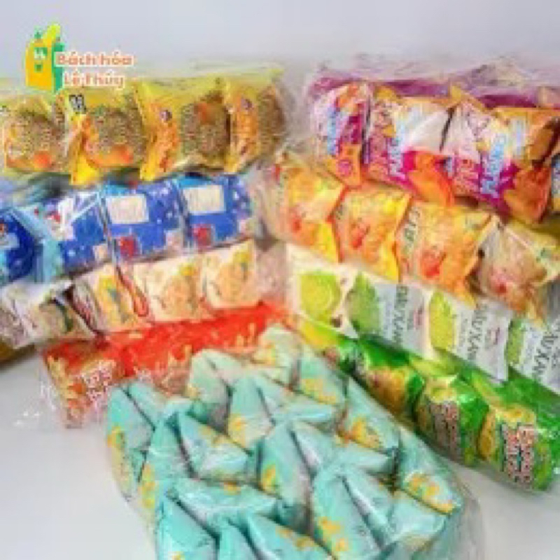 Bịch bim bim Snack Oishi 20 gói (gói 6gx20 gói )/Bịch 10gói x12g.