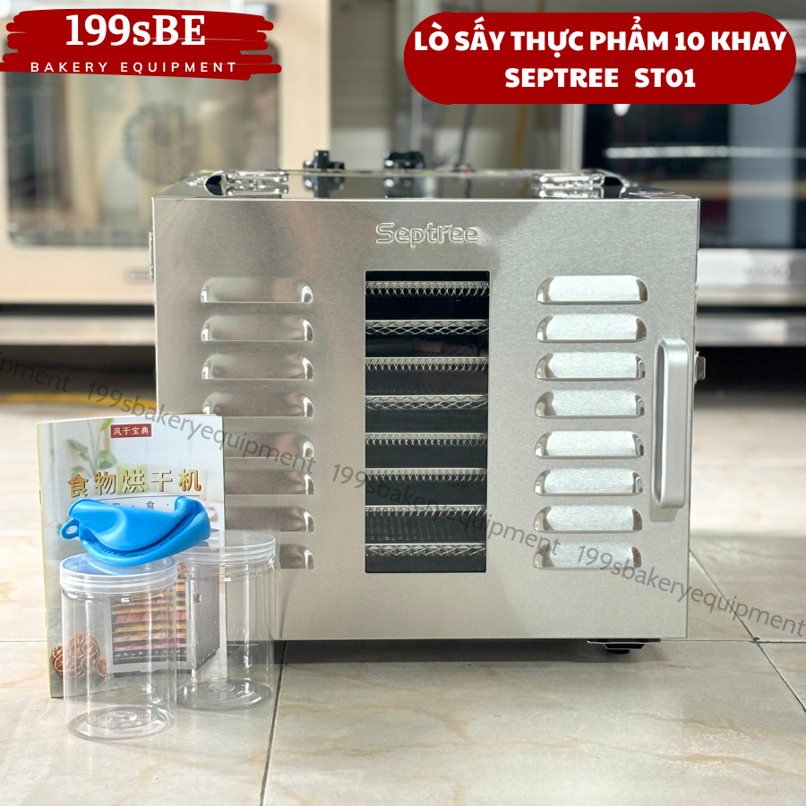 Lò Sấy Thực Phẩm 10 Khay SEPTREE ST01