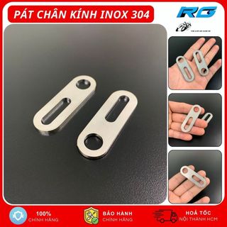  Pát Đèn Trợ Sáng Gắn Chân Kính Xe Máy Inox 304 CNC Lắp Cho Wave Winner X Exciter 150 AB,... 