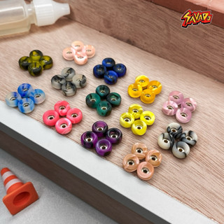 Bánh xe ván trượt ngón tay vòng bi abec 9. Fingerboard candy wheels CNC