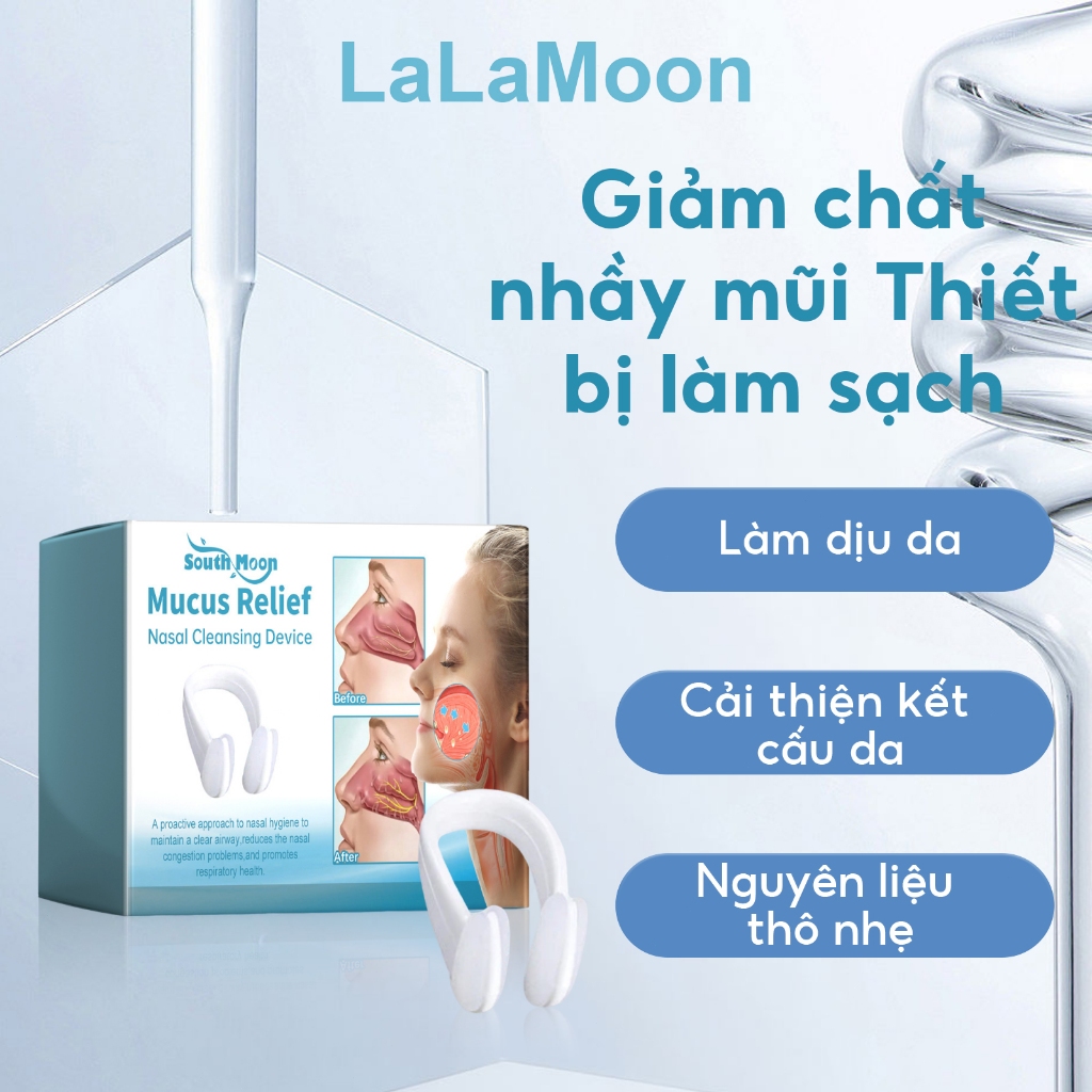 South Moon Thiết bị chăm sóc mũi giảm nghẹt mũi thông mũi dễ thở công thức dịu nhẹ hiệu quả rõ rệt