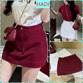 [CVJMO2101] CHÂN VÁY JEANS NỮ LƯNG CAO MÀU TRẮNG ĐỎ LAI CAO SIÊU CÁ TÍNH CỰC HOT HIT THỜI THƯỢNG ĐỈNH CAO