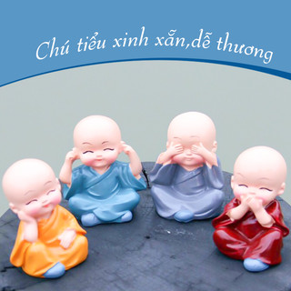 Bộ tượng 4 chú tiểu 4 không 00595