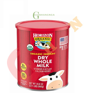  Sữa Tươi Nguyên Kem Dạng Bột Horizon Organic Dry Whole Milk 870g 
