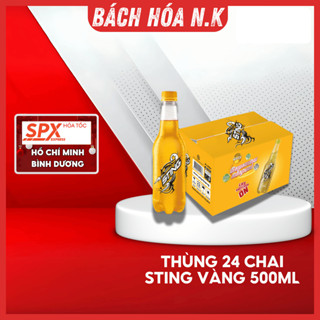 Sting Vàng Chai 500ml - Sting Thái - Sting 500ml - Thùng 24 Chai x 500ml