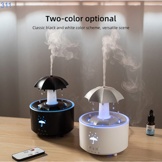Máy Xông Tinh Dầu Ô Xoay Hiệu Ứng Mưa Rơi V88 Dung Tích 300ml Khuếch Tán Hương Thơm Tinh Dầu Diffuserlux