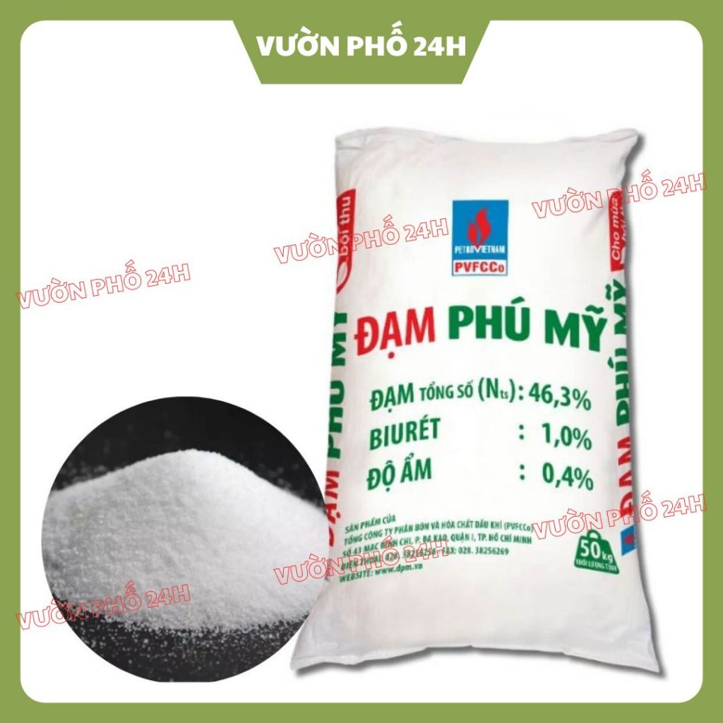 Phân Đạm Ure, Đạm Phú Mỹ, Đạm Trắng thúc đẩy tăng trưởng, nâng cao năng suất cây trồng Gói 1kg