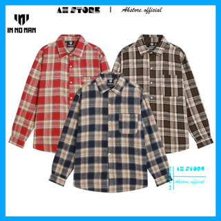 Áo Sơ Mi Nam Nữ Flannel Kẻ Caro Thời Trang 2025, Áo Khoác Ngoài Flannel Hot Trend - AHSTORE