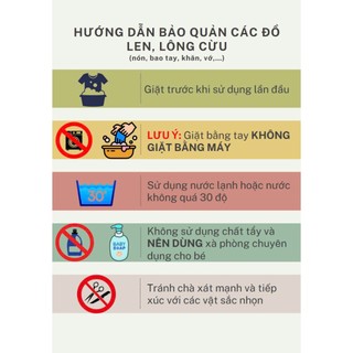 Mũ Nón Len Mặt Cười Dễ Thương Cho Bé