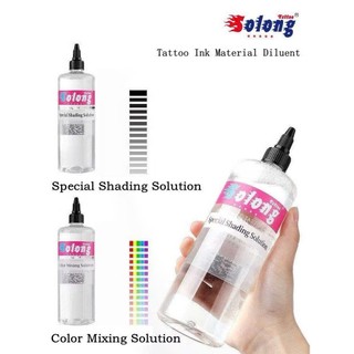 Nước pha mực xăm Intenze 120ml-355ml, Pha mực đen và Pha mực màu.