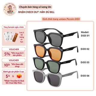 Kính thời trang unisex Mccoin DiDi Hàn Quốc kính râm đi biển chống tia UV