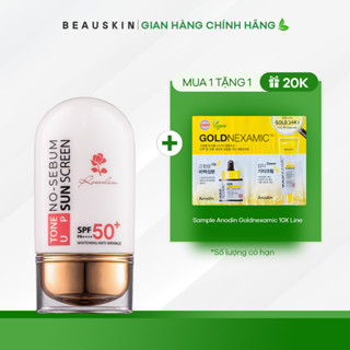 Kem Chống Nắng Kiềm Dầu, Nâng Tông BEAUSKIN RoseDew Toneup No Sebum Sunscreen SPF 50+/ PA++++ 55ml - 00007