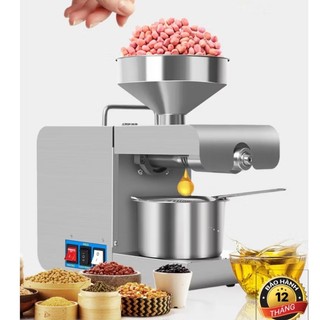  Máy ép dầu lạc vừng đậu tương đậu đỏ... gia đình MiSooKa - inox cao cấp - Ép dầu ăn nguyên chất 