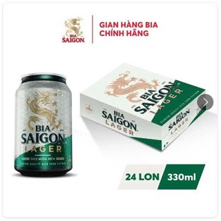   HỎA TỐC HCM  THÙNG BIA SÀI GÒN LAGER 330ML X 24 LON 