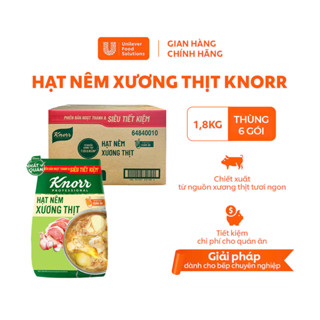 [SẢN PHẨM MỚI] Thùng 06 Gói Hạt nêm xương thịt Knorr 1.8KG - Giải pháp Ngọt Thanh và Siêu Tiết Kiệm