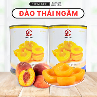 Đào Ngâm Thái Lan Tiệm của Bee - BeeKit, Lon 820gr Nguyên Liệu Làm Topping Pha Chế Trà Đào Tại Nhà