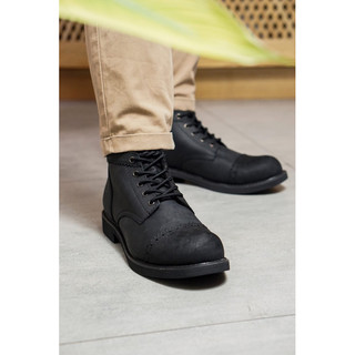 giày nam cổ lửng da bò sáp CHUKKA HUNTER
