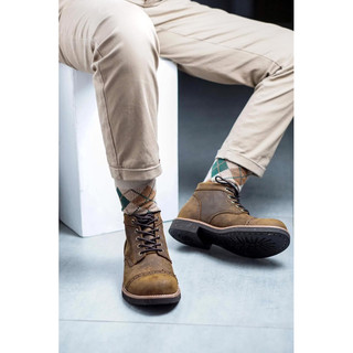 giày nam cổ lửng da bò sáp CHUKKA HUNTER