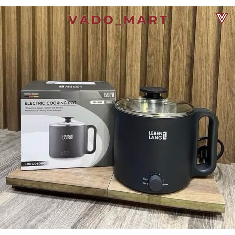 Nồi Lẩu Điện Mini LEBENLANG Thương Hiệu Đức LBEC0808 1500ml